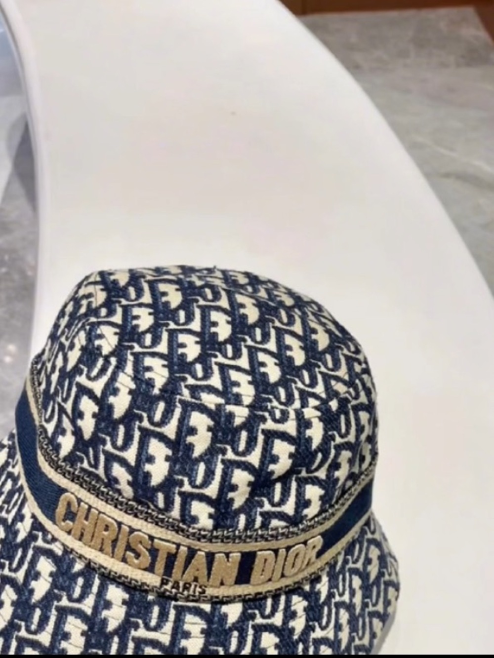 Christian Dior Bucket Hat Dior Oblique Jacquard Motif - Picture 2 of 11